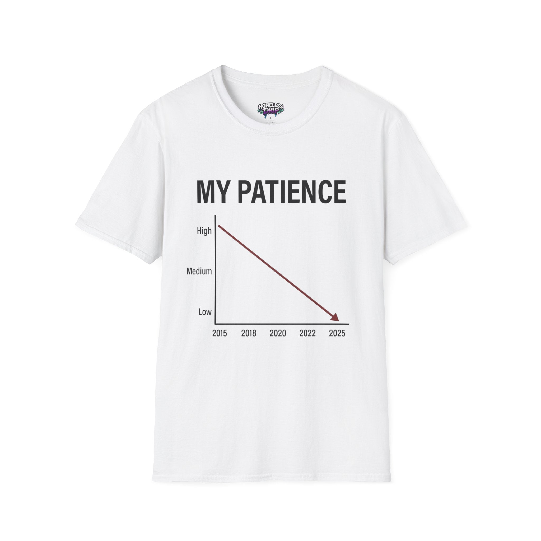 My Patience T-Shirt — Funny Graph Tee